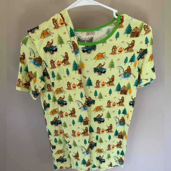 Free Birdees size 12 Bigfoot Bamboo pajamas - Picture 1 of 1